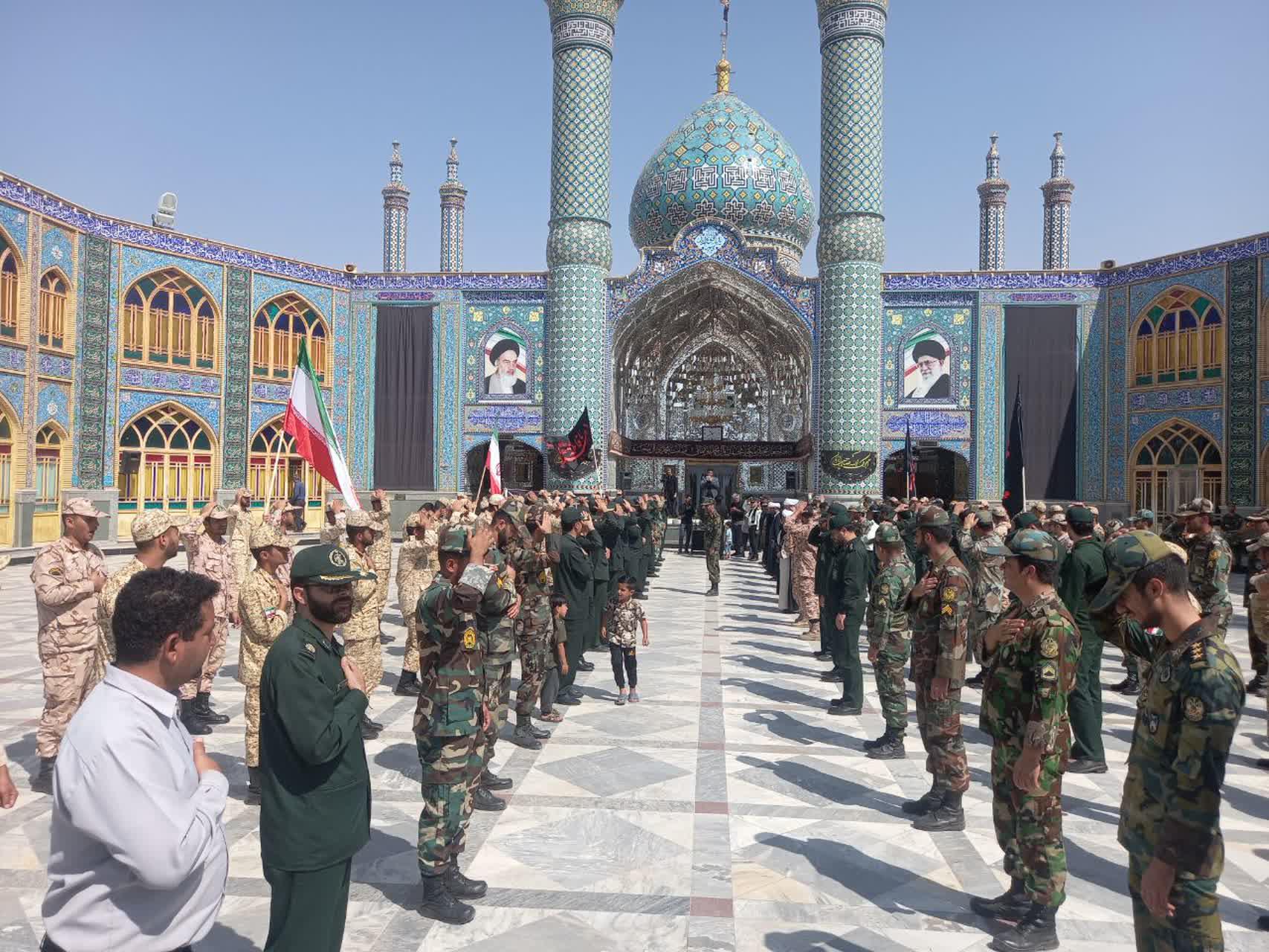 مراسم عزاداری نیروهای مسلّح شهرستان آران و بیدگل